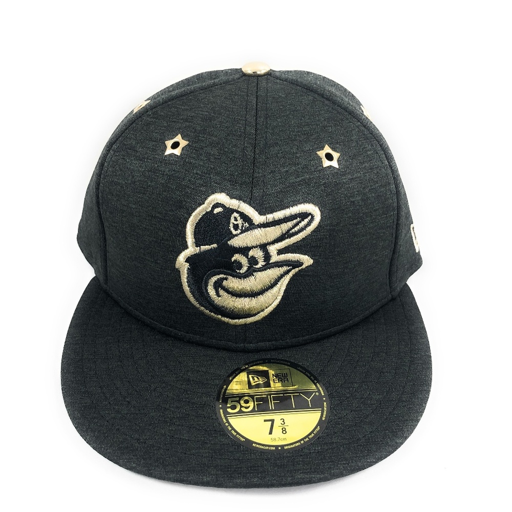 BRAND NEW BALTIMORE ORIOLES 59FIFTY HAT SZ 7 3/8